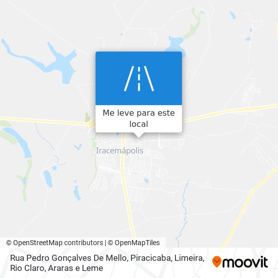 Rua Pedro Gonçalves De Mello mapa