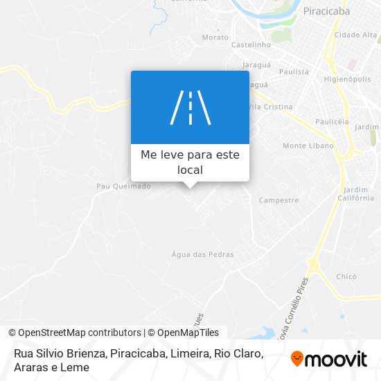 Rua Silvio Brienza mapa