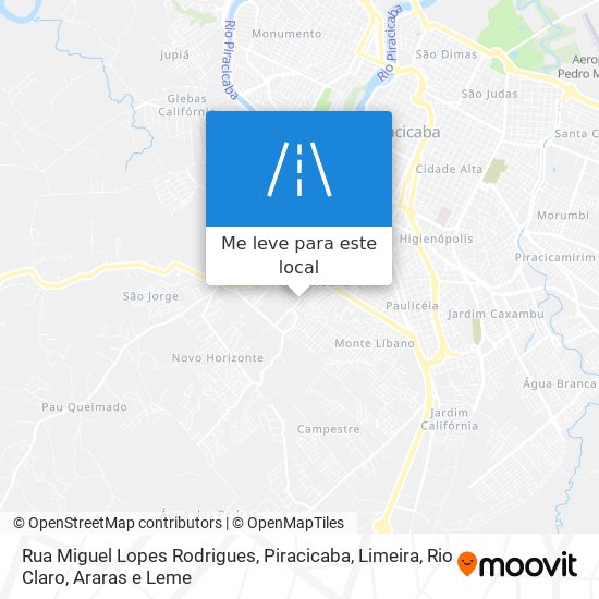 Rua Miguel Lopes Rodrigues mapa