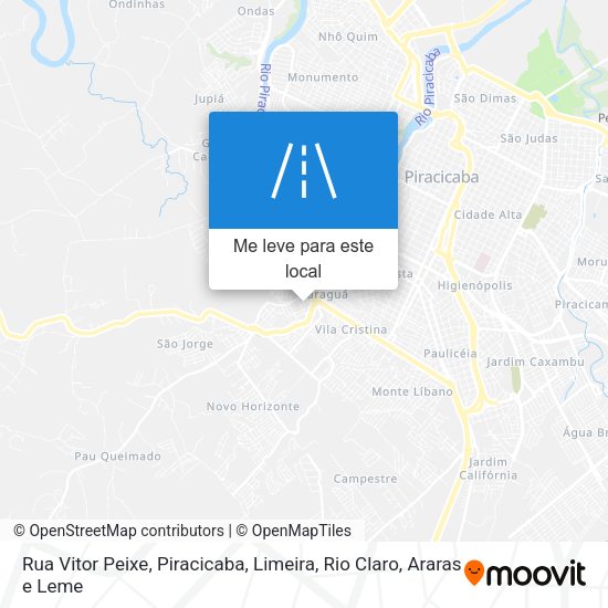 Rua Vitor Peixe mapa