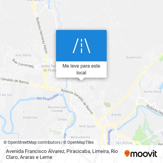 Avenida Francisco Álvarez mapa