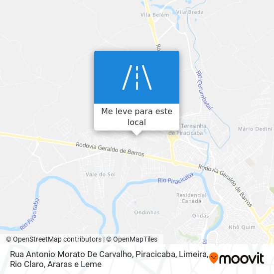 Rua Antonio Morato De Carvalho mapa