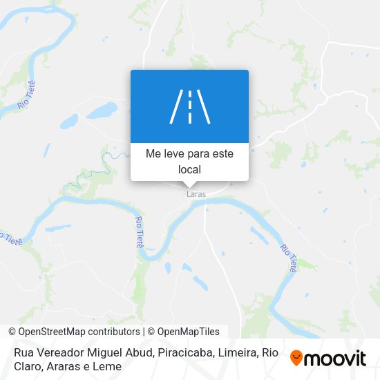 Rua Vereador Miguel Abud mapa