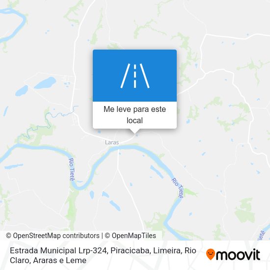 Estrada Municipal Lrp-324 mapa