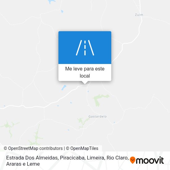 Estrada Dos Almeidas mapa