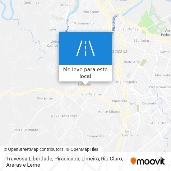 Travessa Liberdade mapa