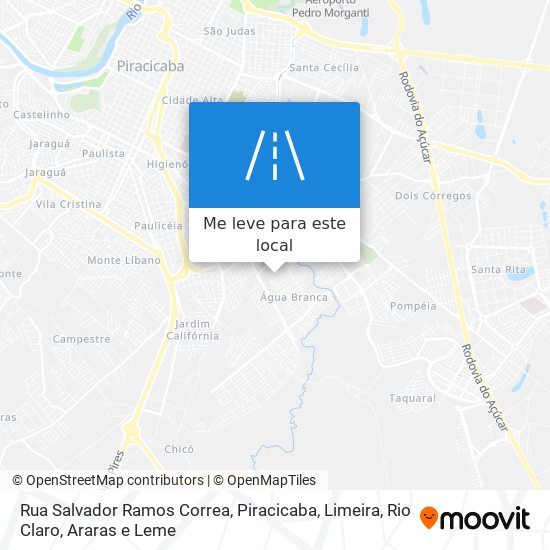 Rua Salvador Ramos Correa mapa