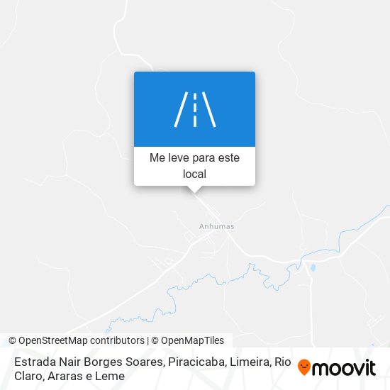 Estrada Nair Borges Soares mapa