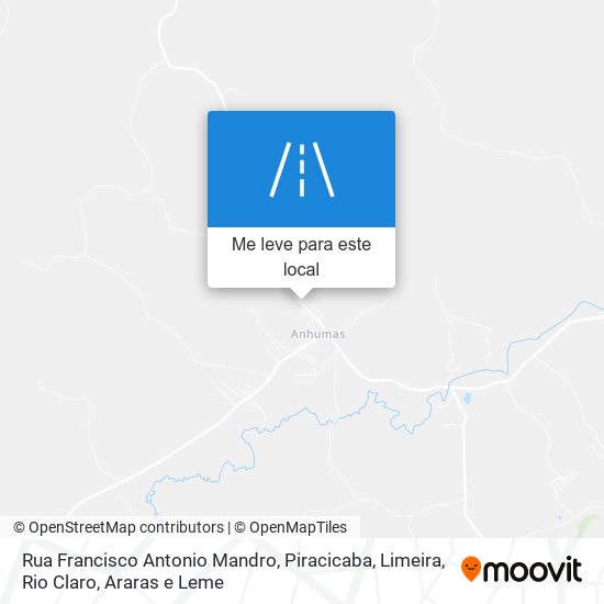 Rua Francisco Antonio Mandro mapa