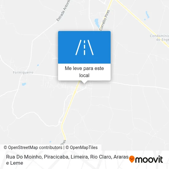 Rua Do Moinho mapa
