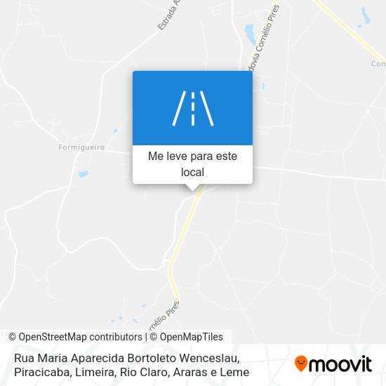 Rua Maria Aparecida Bortoleto Wenceslau mapa