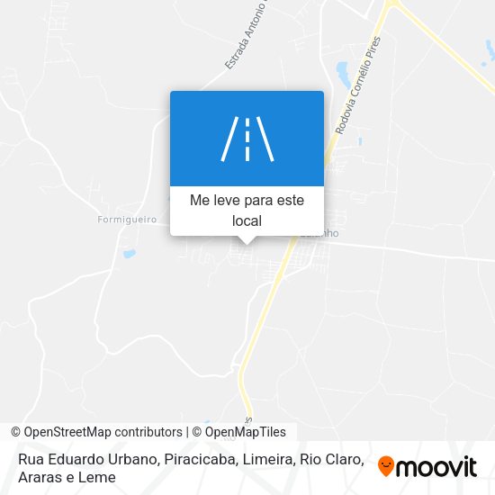 Rua Eduardo Urbano mapa