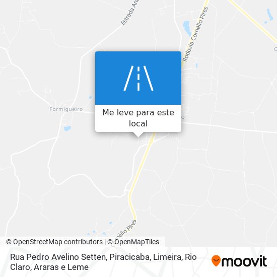 Rua Pedro Avelino Setten mapa