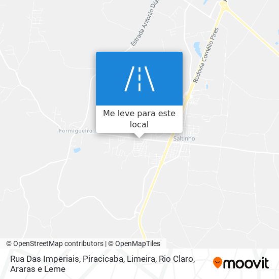 Rua Das Imperiais mapa