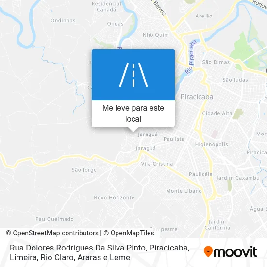 Rua Dolores Rodrigues Da Silva Pinto mapa
