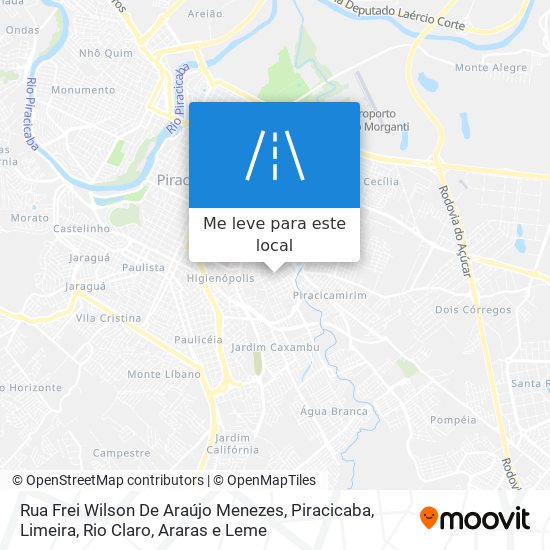 Rua Frei Wilson De Araújo Menezes mapa