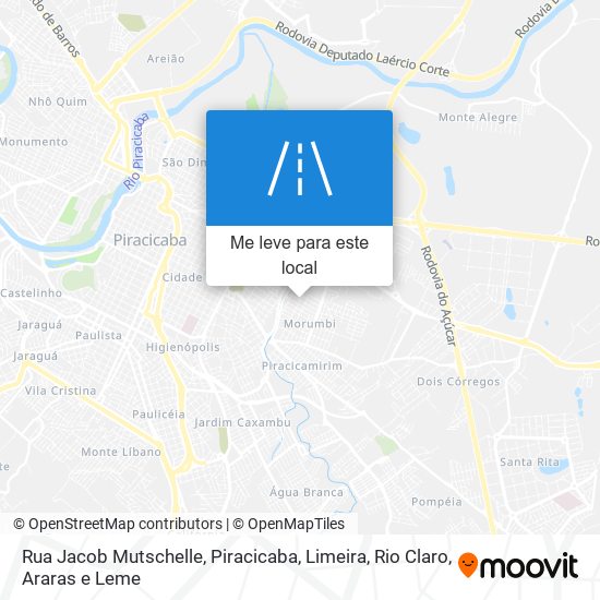 Rua Jacob Mutschelle mapa