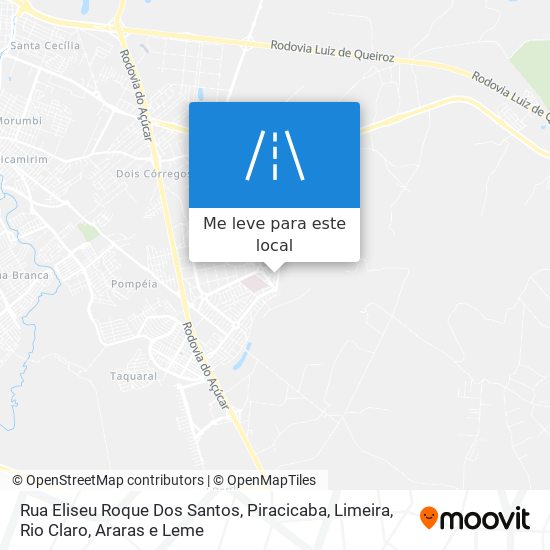 Rua Eliseu Roque Dos Santos mapa