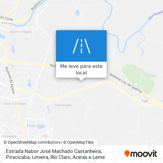 Estrada Nabor José Machado Castanheira mapa