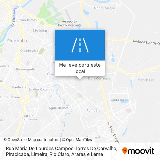 Rua Maria De Lourdes Campos Torres De Carvalho mapa