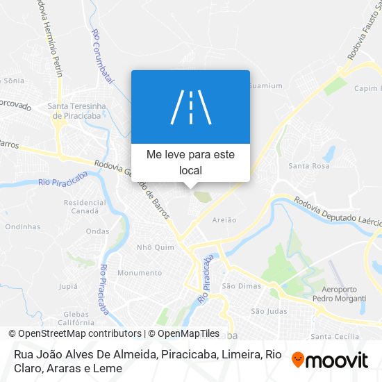 Rua João Alves De Almeida mapa
