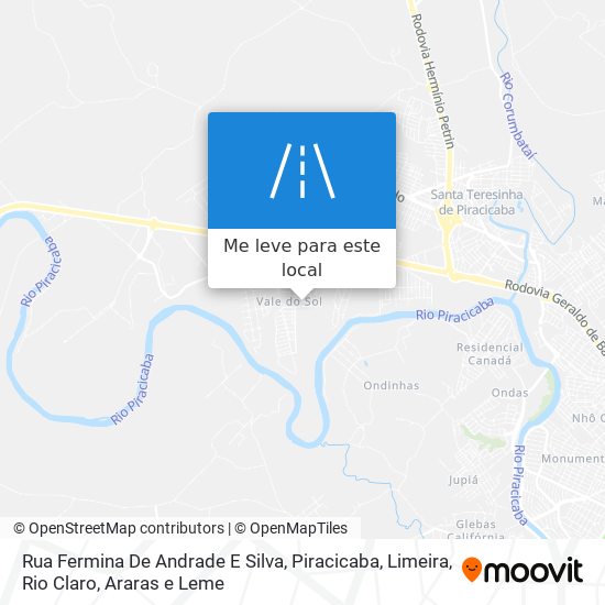 Rua Fermina De Andrade E Silva mapa