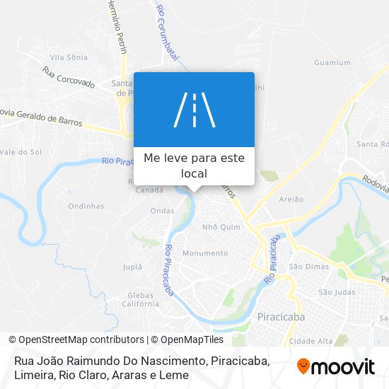 Rua João Raimundo Do Nascimento mapa