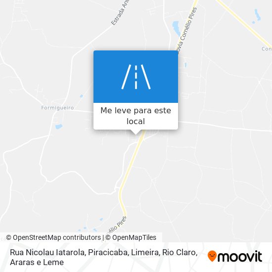 Rua Nicolau Iatarola mapa