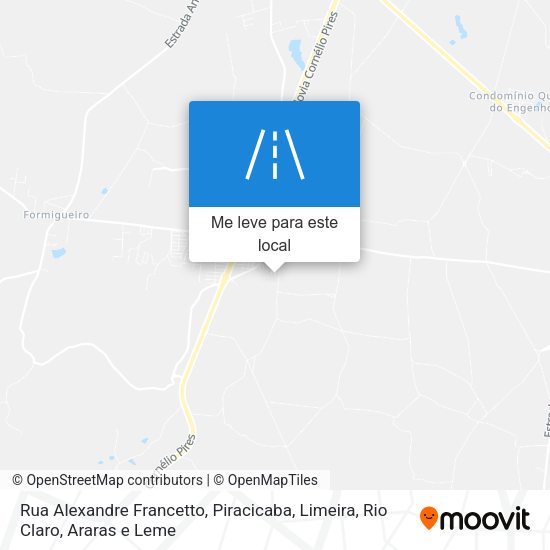 Rua Alexandre Francetto mapa