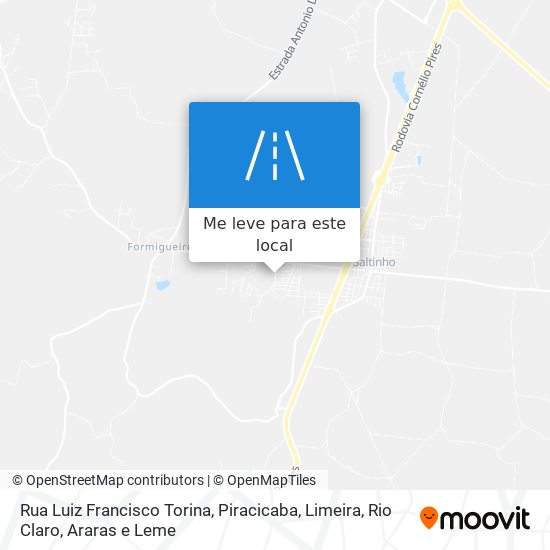 Rua Luiz Francisco Torina mapa