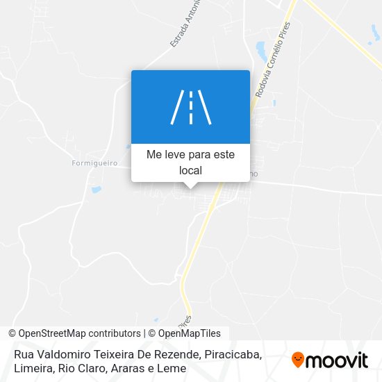 Rua Valdomiro Teixeira De Rezende mapa