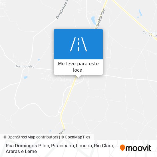 Rua Domingos Pilon mapa