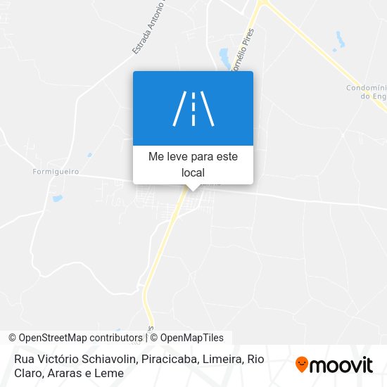 Rua Victório Schiavolin mapa