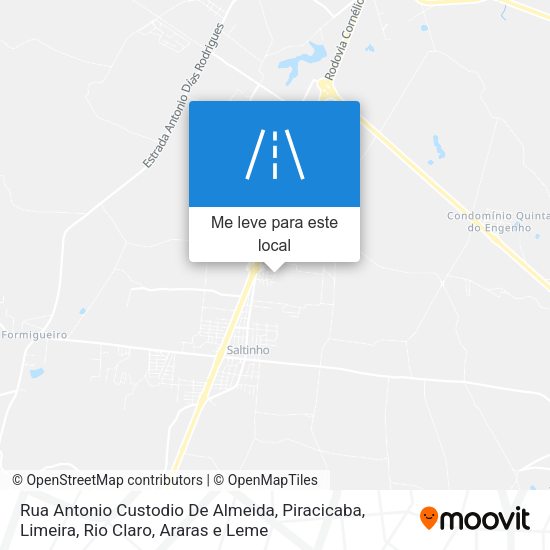Rua Antonio Custodio De Almeida mapa