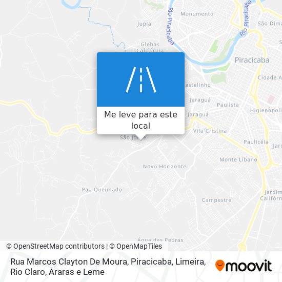 Rua Marcos Clayton De Moura mapa