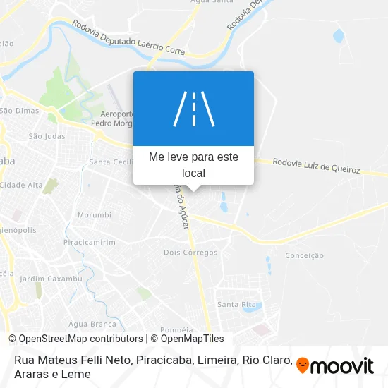 Rua Mateus Felli Neto mapa