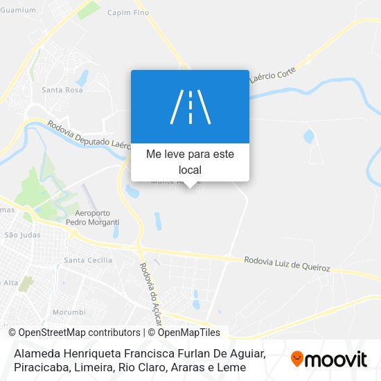 Alameda Henriqueta Francisca Furlan De Aguiar mapa