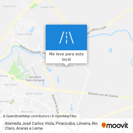 Alameda José Carlos Viola mapa