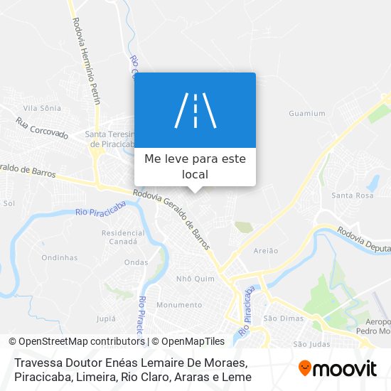 Travessa Doutor Enéas Lemaire De Moraes mapa