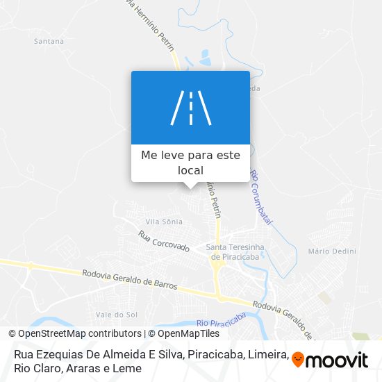 Rua Ezequias De Almeida E Silva mapa