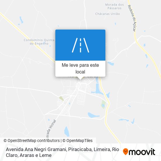 Avenida Ana Negri Gramani mapa