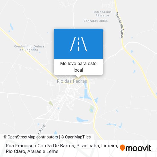 Rua Francisco Corrêa De Barros mapa