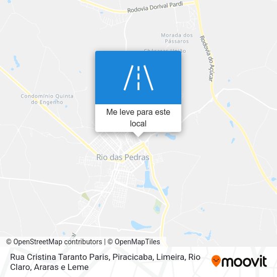 Rua Cristina Taranto Paris mapa