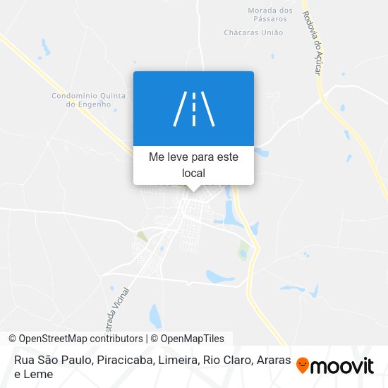 Rua São Paulo mapa