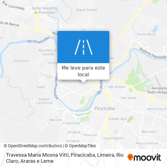 Travessa Maria Mosna Vitti mapa