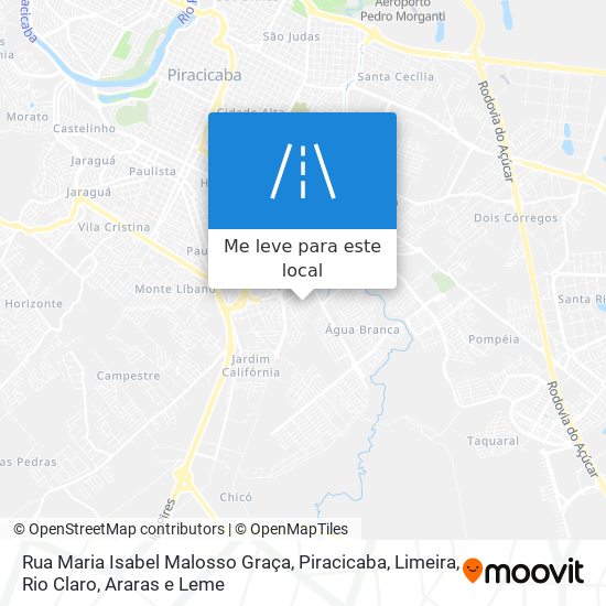 Rua Maria Isabel Malosso Graça mapa