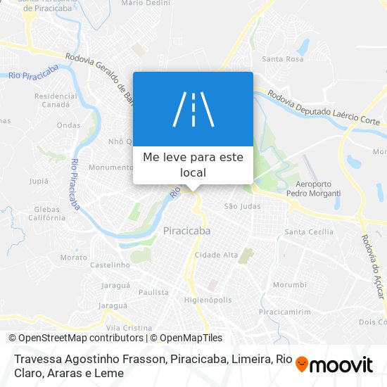 Travessa Agostinho Frasson mapa