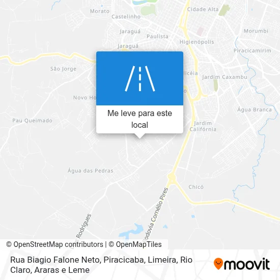 Rua Biagio Falone Neto mapa