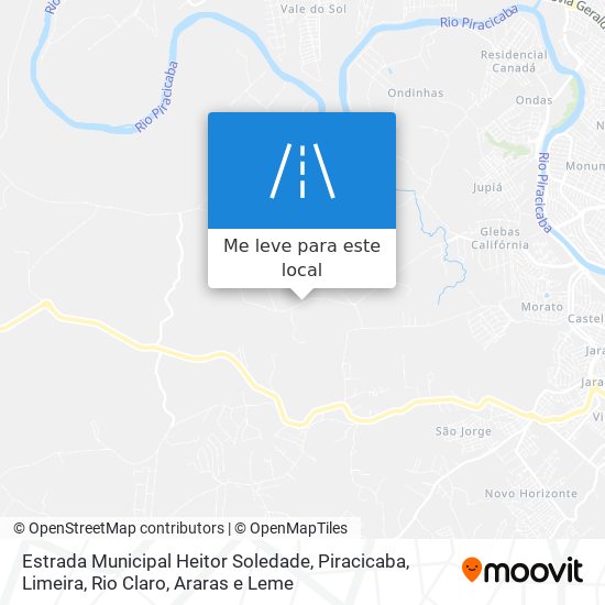 Estrada Municipal Heitor Soledade mapa