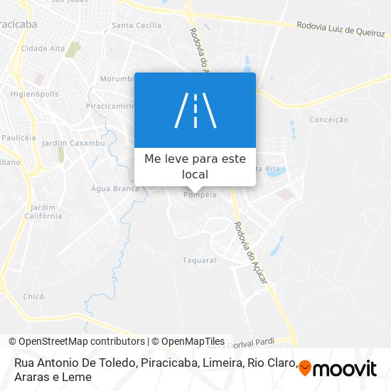 Rua Antonio De Toledo mapa